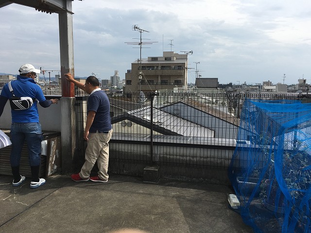 京都　リノベ　防水工事