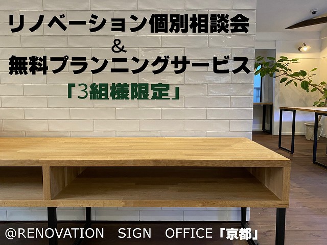 リノベーション京都,サイン,Sign