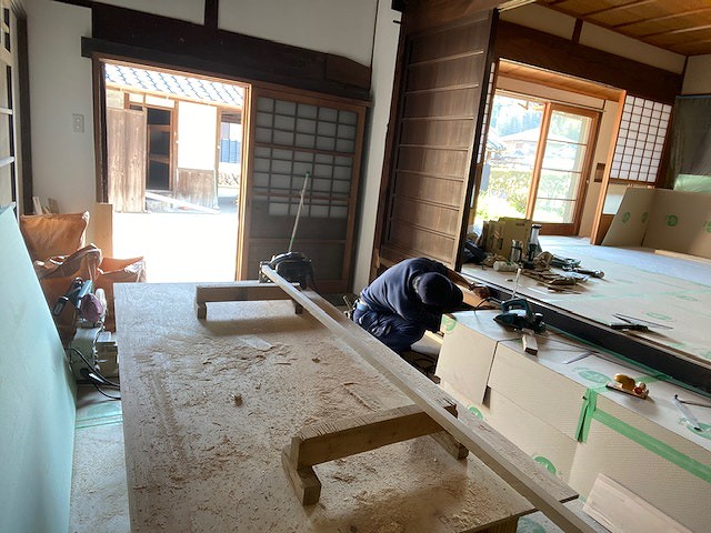 京都で人気の工務店の株式会社サインの古民家リフォームです