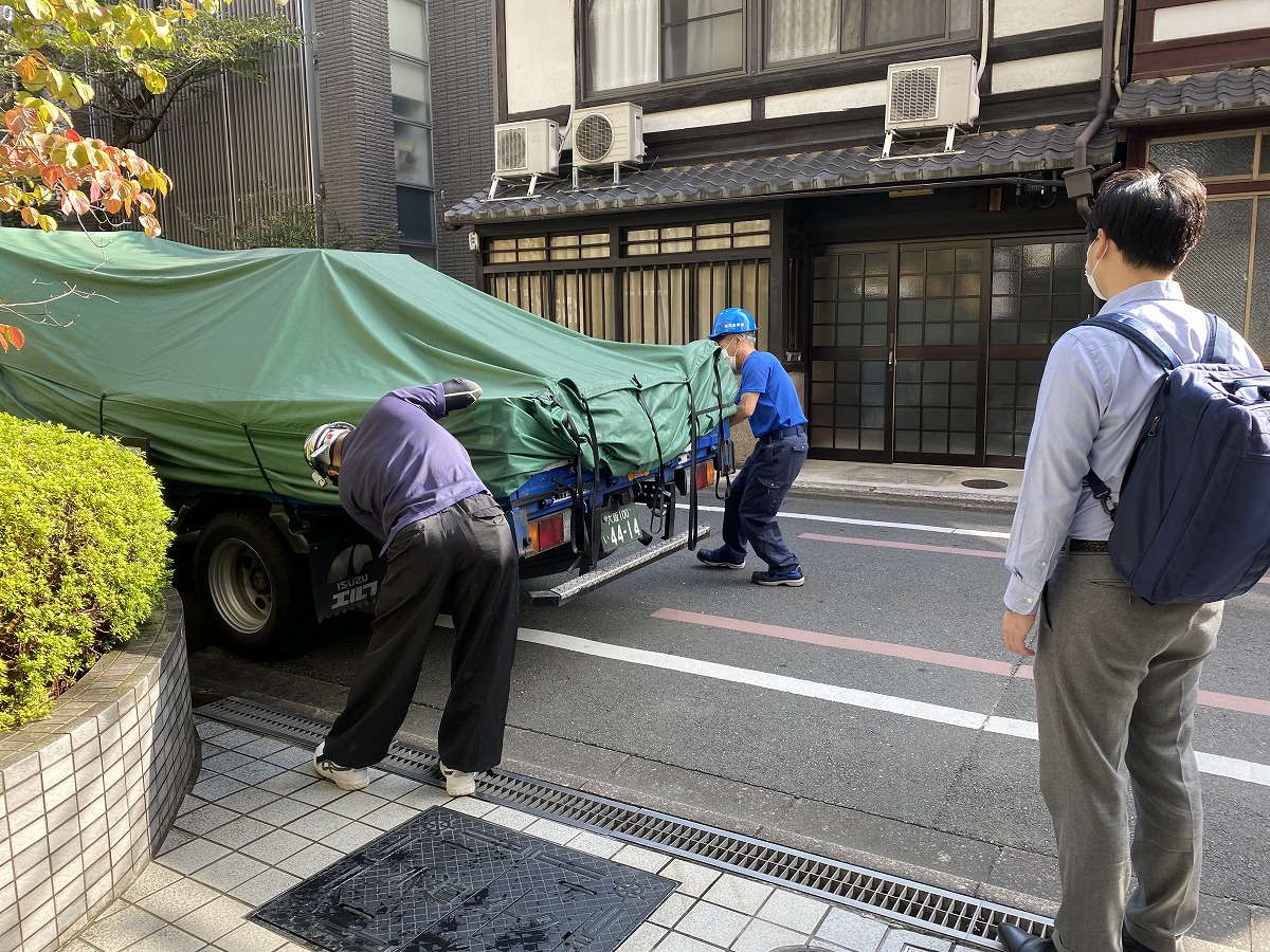 京都市中京区マンションリノベーション工事，防音床工事1