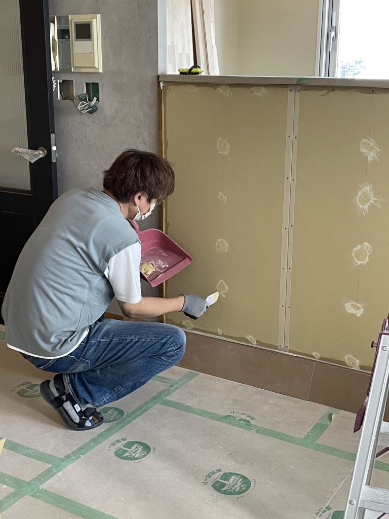 京都　マンションリノベ　個性的なデザインリノベ　サイン DIY