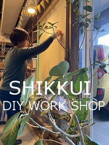 京都のマンションリノベ，京都DIY漆喰ぬり