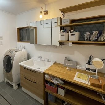 洗面所のおしゃれリフォームは京都のデザイン工務店，株式会社サイン「Sign」2