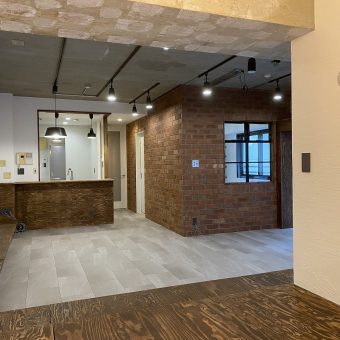 京都でおしゃれなリノベーションなら株式会社サイン，DIYリフォーム人気1位，レンガ