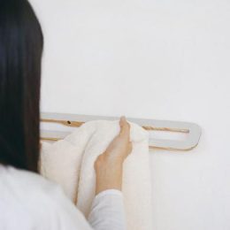 木製タオルハンガー，DIYパーツ京都，株式会社サイン，リノベ京都