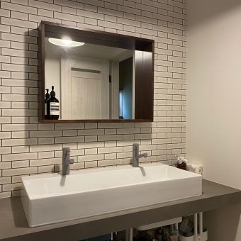 京都で住まいのリノベーション，リフォームは株式会社サイン，おしゃれなマンションリノベーションも得意なデザイン工務店の株式会社サインです。洗面化粧台