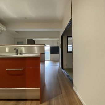 京都市中京区T様邸マンションリノベーション，マンションリフォーム京都1観葉植物，エアープランツが似合うお部屋づくり京都，株式会社サイン