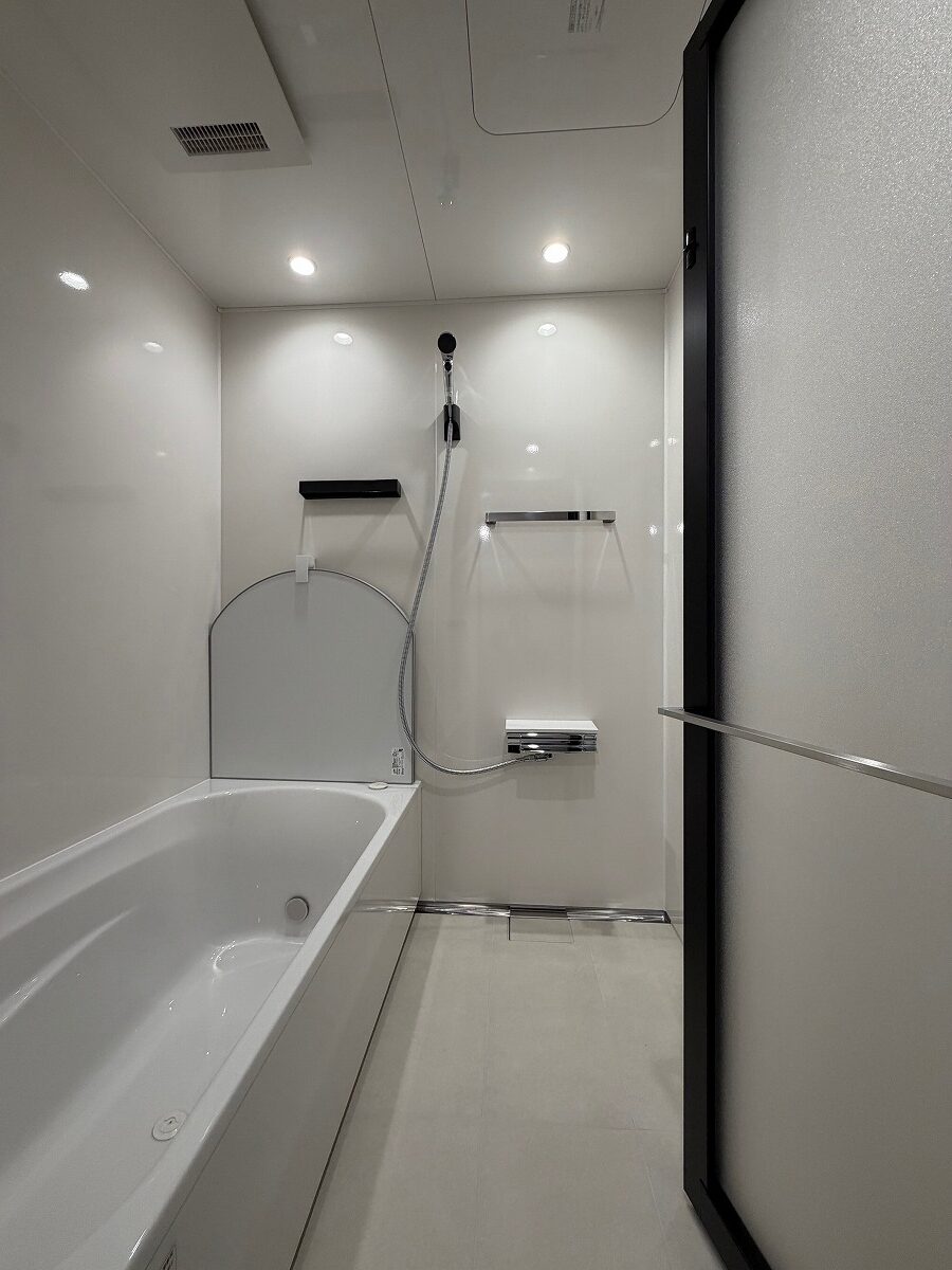 京都戸建てリノベーション,カスタムバニティ洗面台リフォーム京都,タカラスタンダードのグランスパ,浴室リフォーム京都